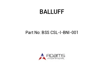 BSS CSL-I-BNI-001									